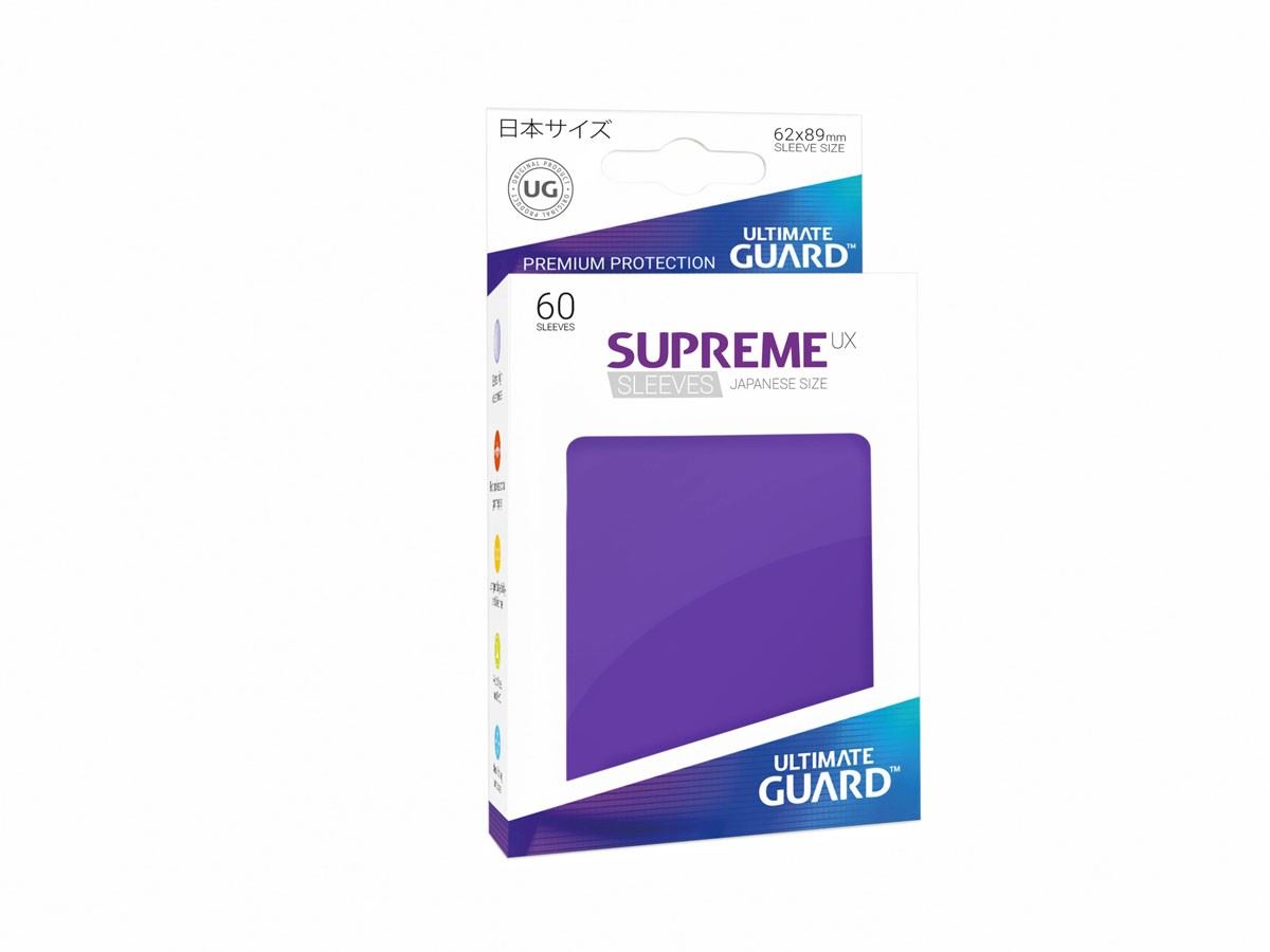 Supreme UX Sleeves Japanese Dark Purple 60-Count