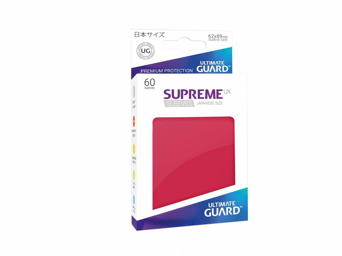 Supreme UX Sleeves Japanese Dark Red 60-Count