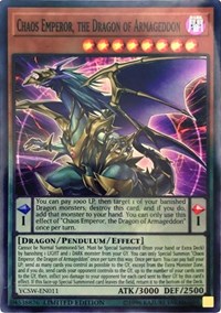 Chaos Emperor, the Dragon of Armageddon (SR) - YCSW-EN011