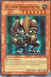 Green Baboon, Defender of the Forest - DLG1-EN104