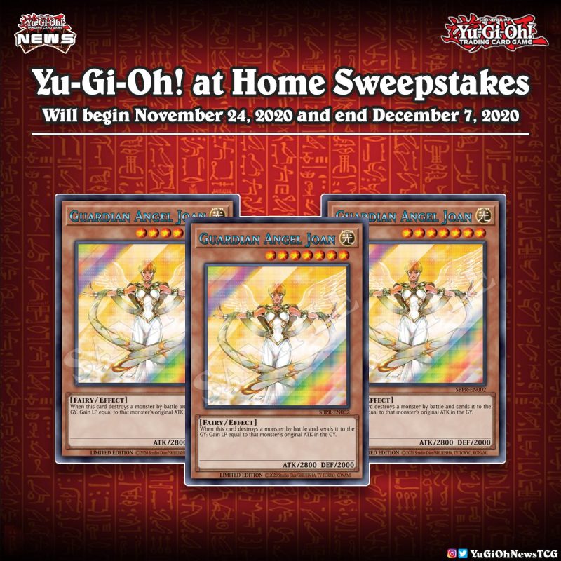 ❰𝗬𝘂-𝗚𝗶-𝗢𝗵! 𝗮𝘁 𝗛𝗼𝗺𝗲❱300 fans will win a copy of the variant card “Guardian Angel...