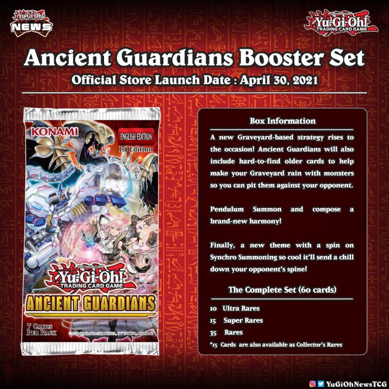 ❰𝗔𝗻𝗰𝗶𝗲𝗻𝘁 𝗚𝘂𝗮𝗿𝗱𝗶𝗮𝗻 𝗕𝗼𝗼𝘀𝘁𝗲𝗿 𝗦𝗲𝘁❱The official art of the TCG Booster Pack “Ancient...