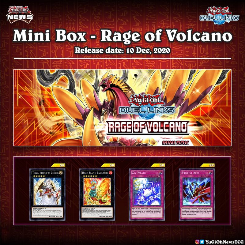 ❰𝗗𝘂𝗲𝗹 𝗟𝗶𝗻𝗸𝘀❱The 31st Mini Box: Rage of Volcano has been revealed#遊戯王 #YuGiOh #...