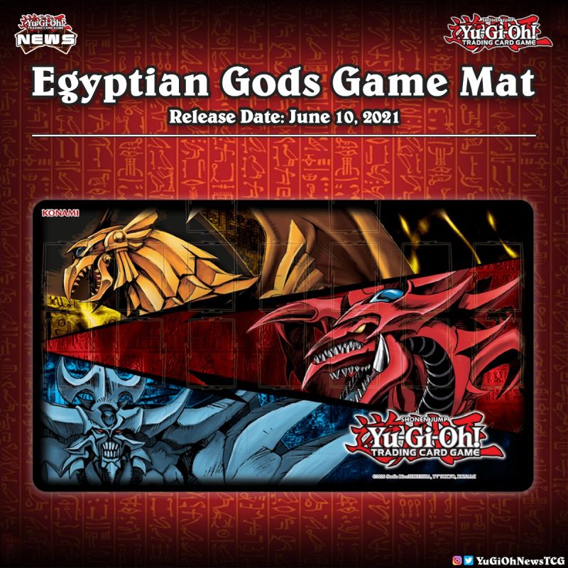 ❰𝗘𝗴𝘆𝗽𝘁𝗶𝗮𝗻 𝗚𝗼𝗱𝘀 𝗚𝗮𝗺𝗲 𝗠𝗮𝘁❱TCG Egyptian Gods Game Mat has been announced#遊戯王 #YuG...