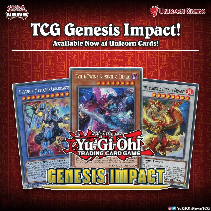 ❰𝗚𝗲𝗻𝗲𝘀𝗶𝘀 𝗜𝗺𝗽𝗮𝗰𝘁❱#YuGiOh “Genesis Impact” was released in the EU one week ago an...