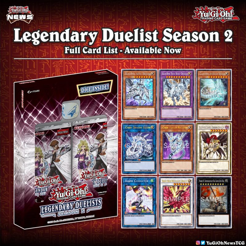 ❰𝗟𝗲𝗴𝗲𝗻𝗱𝗮𝗿𝘆 𝗗𝘂𝗲𝗹𝗶𝘀𝘁𝘀: 𝗦𝗲𝗮𝘀𝗼𝗻 2❱The full card list of Legendary Duelists: Season ...