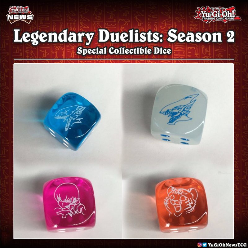 ❰𝗟𝗲𝗴𝗲𝗻𝗱𝗮𝗿𝘆 𝗗𝘂𝗲𝗹𝗶𝘀𝘁𝘀: 𝗦𝗲𝗮𝘀𝗼𝗻 2❱The official four dice of the upcoming YuGiOh “Le...