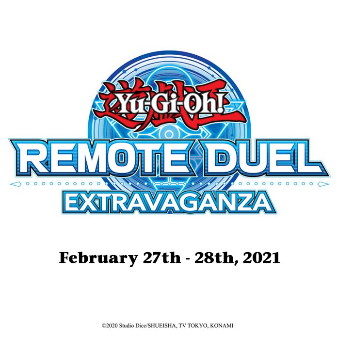 Don't forget: this weekend, participate in the #YuGiOhTCG #RemoteDuel Extravagan...