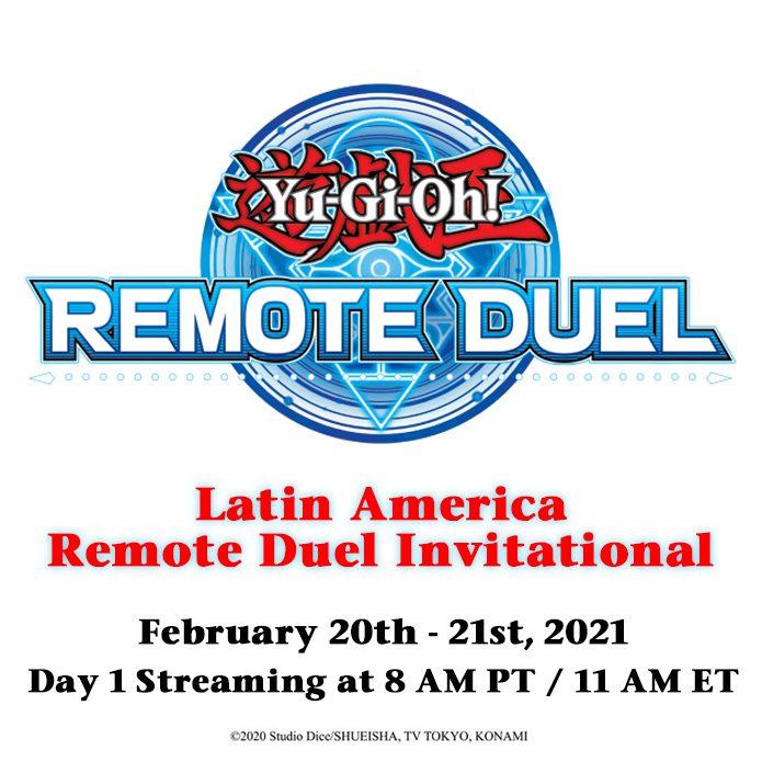 Don’t miss out on the Latin America #YuGiOhTCG #RemoteDuel Invitational and tune...