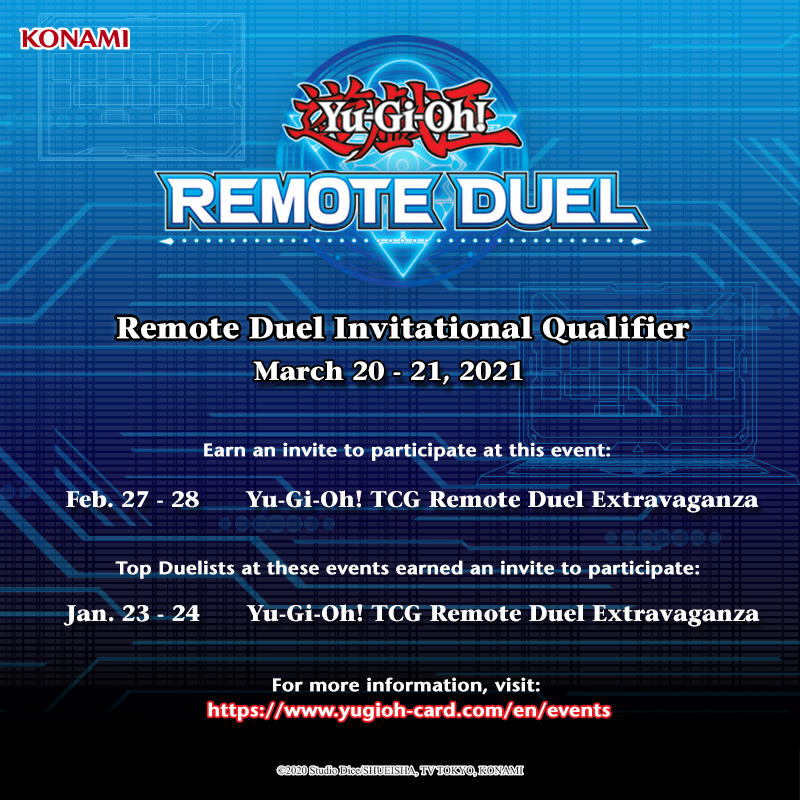 The #YuGiOhTCG #RemoteDuel Invitational Qualifier is happening in March!Earn an...