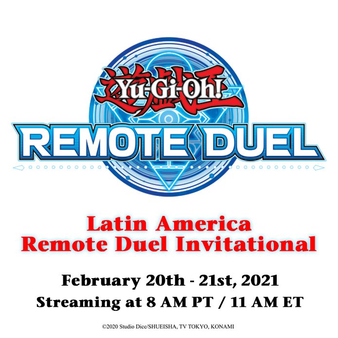 Tune in tomorrow 2/20 to watch the first day of the Latin America #YuGiOhTCG #Re...