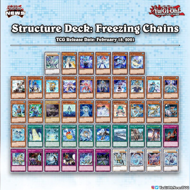 ❰𝗙𝗿𝗲𝗲𝘇𝗶𝗻𝗴 𝗖𝗵𝗮𝗶𝗻𝘀❱The full card list of “Structure Deck: Freezing Chains has bee...