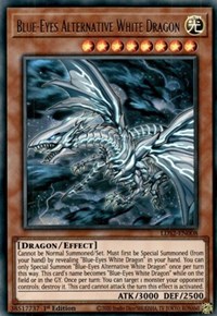 Blue-Eyes Alternative White Dragon - LDS2-EN008