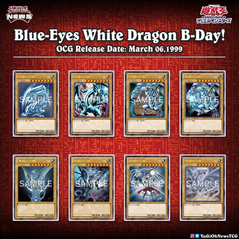 ❰𝗕𝗹𝘂𝗲-𝗘𝘆𝗲𝘀 𝗪𝗵𝗶𝘁𝗲 𝗗𝗿𝗮𝗴𝗼𝗻 𝗕-𝗗𝗮𝘆❱Today is the birthday of the OCG Blue-Eyes White ...