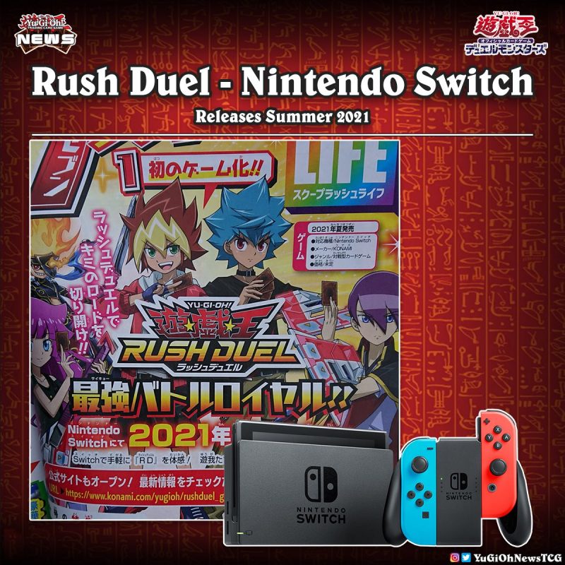 ❰𝗥𝘂𝘀𝗵 𝗗𝘂𝗲𝗹 𝗕𝗮𝘁𝘁𝗹𝗲 𝗥𝗼𝘆𝗮𝗹𝗲❱A new Yu-Gi-Oh! Rush Duel game is coming in 2021 for t...