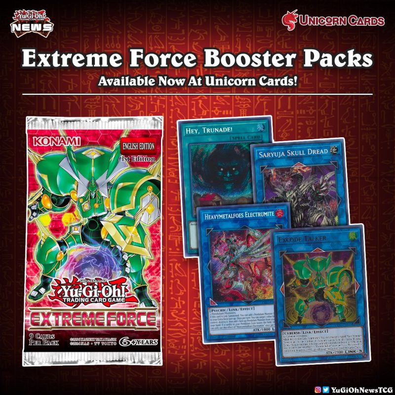 ❰𝗨𝗻𝗶𝗰𝗼𝗿𝗻 𝗖𝗮𝗿𝗱𝘀❱The old booster pack “Extreme Force” is now available at @Unicor...