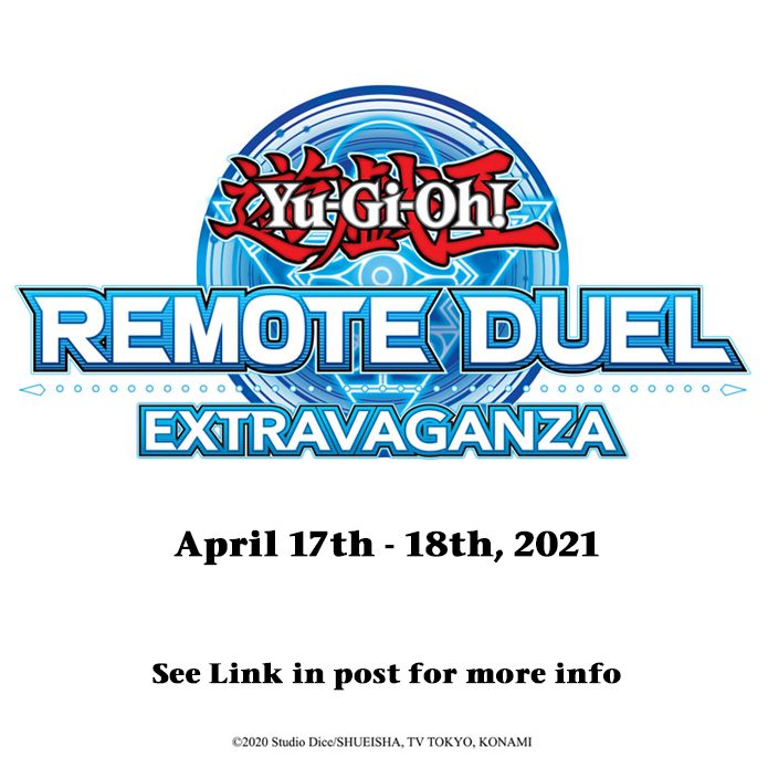 Don't forget: participate in the #YuGiOhTCG #RemoteDuel Extravaganza and win exc...