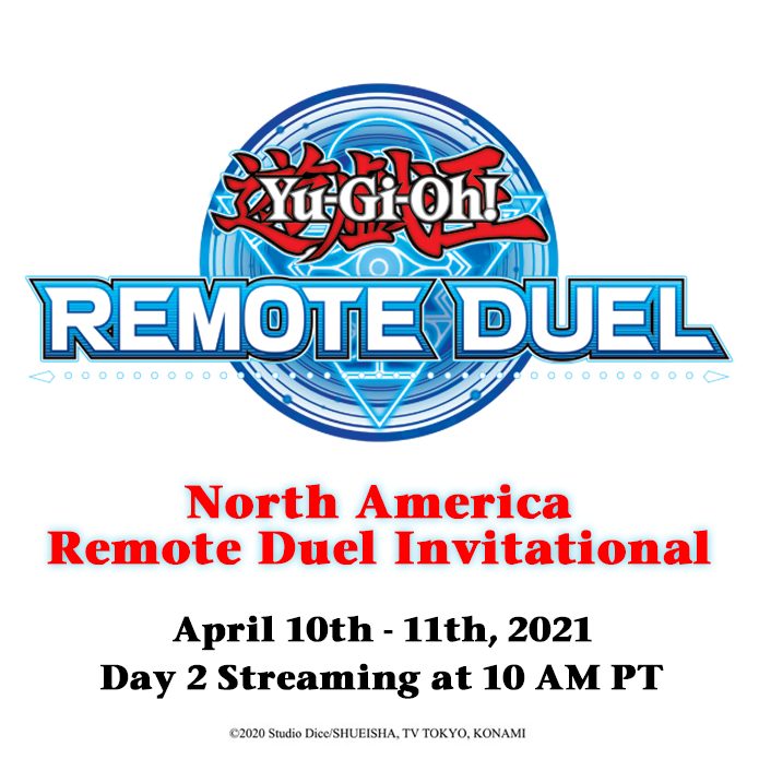 Only 4 Duelists remain in the Yu-Gi-Oh! TCG Remote Duel Invitational! Tune in at...