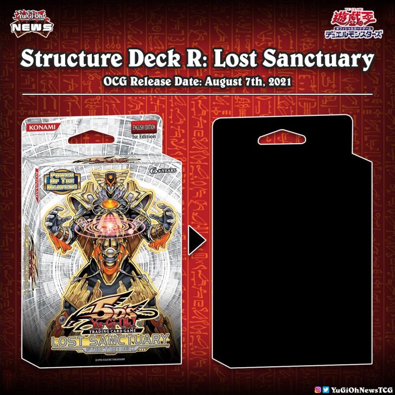 ❰𝗦𝘁𝗿𝘂𝗰𝘁𝘂𝗿𝗲 𝗗𝗲𝗰𝗸 𝗥: 𝗟𝗼𝘀𝘁 𝗦𝗮𝗻𝗰𝘁𝘂𝗮𝗿𝘆❱ A new “Structure Deck R” has been announced ...