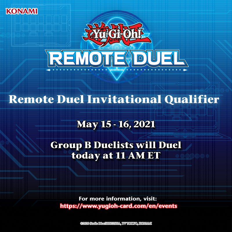 Invited Duelists! Group B of the #YuGiOhTCG #RemoteDuel Invitational Qualifier w...