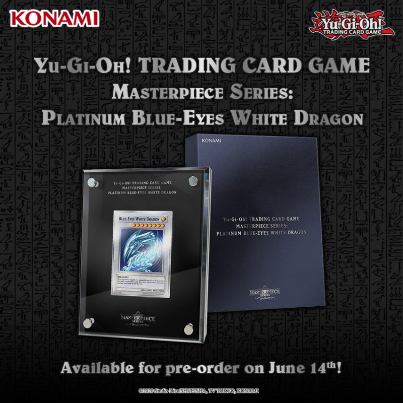 Attention Duelists! Get ready - the highly coveted Platinum Blue-Eyes White Drag...