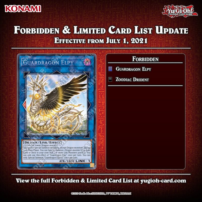 Attention Duelists! The #YuGiOhTCG Forbidden & Limited List has been updated!Th...
