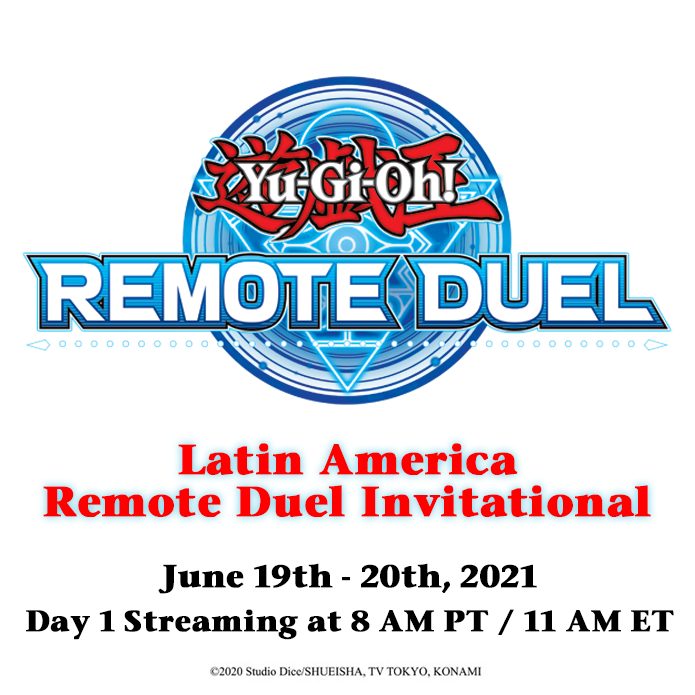 Don't miss out on the Latin America #YuGiOhTCG #RemoteDuel Invitational action a...