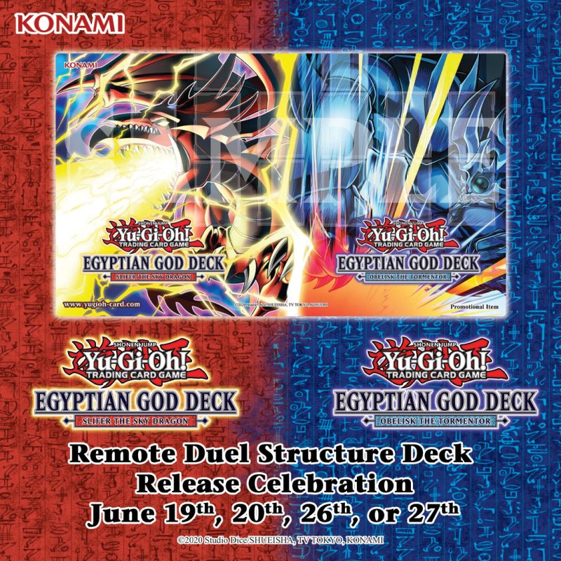 Join the Remote Duel Egyptian God Deck Release Celebration today and tomorrow at...