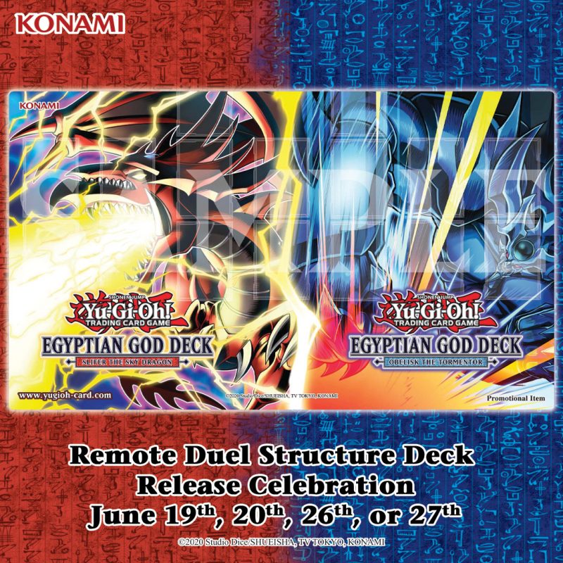 Join the #RemoteDuel Egyptian God Deck Release Celebration Events on 6/19-6/20 &...