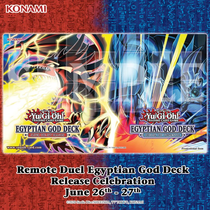 Join the #RemoteDuel Egyptian God Decks Release Celebration Events this weekend,...