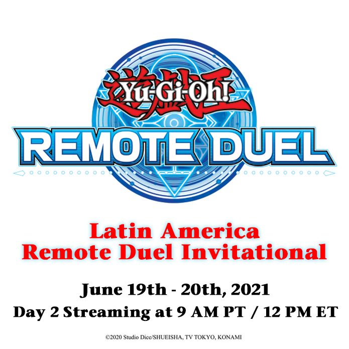 Only 4 Duelists remain in the Latin America #YuGiOhTCG #Remote Duel Invitational...