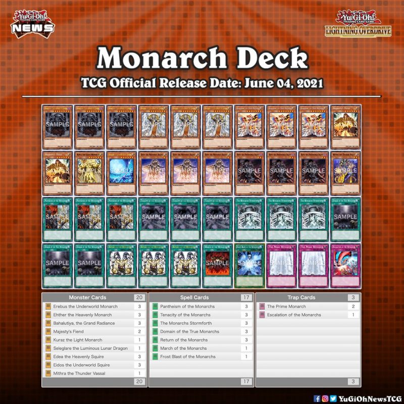 ❰𝗗𝗲𝗰𝗸 𝗣𝗿𝗼𝗳𝗶𝗹𝗲❱Introducing an OCG “Monarch” deck profilePlease share your thou...
