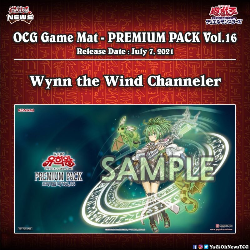 ❰𝗞𝗼𝗿𝗲𝗮𝗻 𝗚𝗮𝗺𝗲 𝗠𝗮𝘁❱A new Korean Game Mat featuring “Wynn the Wind Channeler” has ...