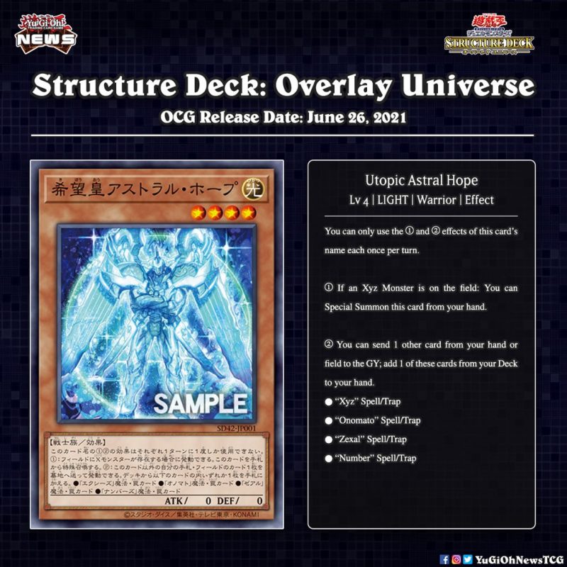 ❰𝗦𝘁𝗿𝘂𝗰𝘁𝘂𝗿𝗲 𝗗𝗲𝗰𝗸: 𝗢𝘃𝗲𝗿𝗹𝗮𝘆 𝗨𝗻𝗶𝘃𝗲𝗿𝘀𝗲❱A new card has been revealed for the upcoming...