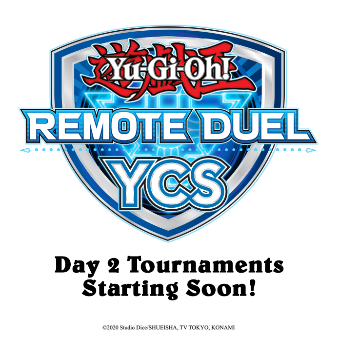 Day 2 of Remote Duel YCS is happening NOW! Register and join in on Public Events...