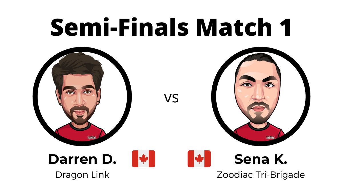 The First Match of the Remote Duel YCS Semi-Finals will be Darren D. (Dragon Lin...