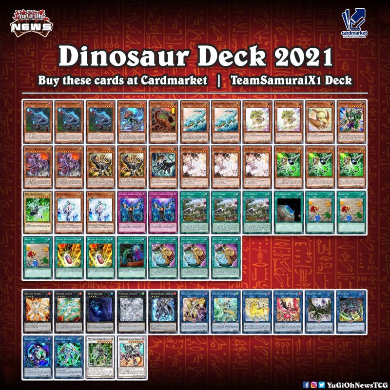 ❰𝗖𝗔𝗥𝗗 𝗠𝗔𝗥𝗞𝗘𝗧❱Here is a new “Dinosaur” deck profile by @teamsamuraix1 check his ...