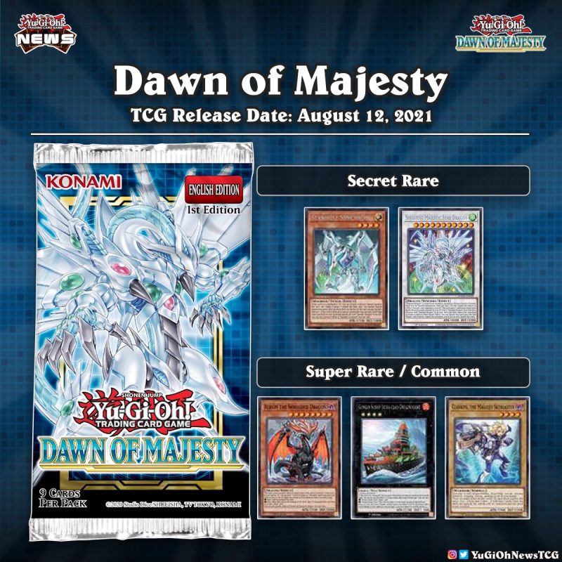 ❰𝗗𝗮𝘄𝗻 𝗼𝗳 𝗠𝗮𝗷𝗲𝘀𝘁𝘆❱Few more rarities have been confirmed for the upcoming TCG set...