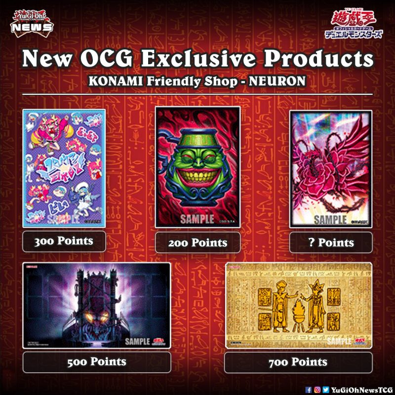 ❰𝗢𝗖𝗚 𝗡𝗲𝘄 𝗣𝗿𝗼𝗱𝘂𝗰𝘁𝘀❱In Japan you can earn points by shopping Yu-Gi-Oh! products a...
