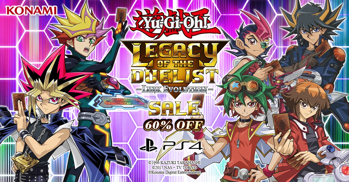 Get 60% off Yu-Gi-Oh! Legacy of the Duelist: Link Evolution with the @PlayStatio...