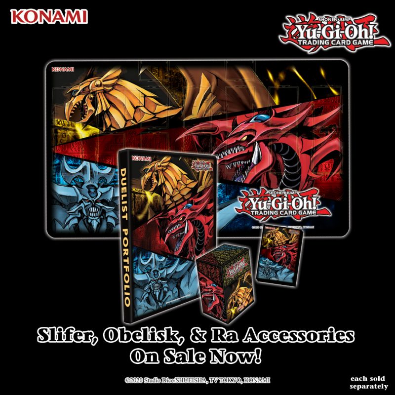 Level up your Dueling accessories with the new Game Mat, Card Sleeves, Card Case...