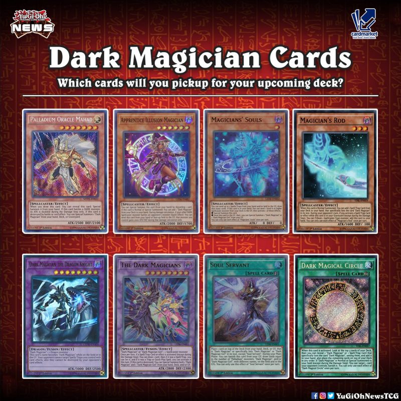 ❰𝗖𝗔𝗥𝗗 𝗠𝗔𝗥𝗞𝗘𝗧❱Due to the upcoming support that Dark Magician will get, here are ...