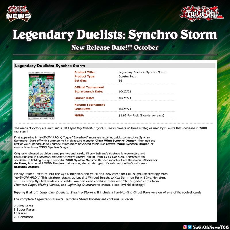 ❰𝗟𝗲𝗴𝗲𝗻𝗱𝗮𝗿𝘆 𝗗𝘂𝗲𝗹𝗶𝘀𝘁𝘀: 𝗦𝘆𝗻𝗰𝗵𝗿𝗼 𝗦𝘁𝗼𝗿𝗺❱The upcoming TCG “Legendary Duelists: Synchr...
