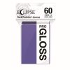 PRO-Gloss Eclipse Small Deck Protector Sleeves - Royal Purple (60-Pack)
