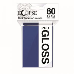 PRO-Gloss Eclipse Small Deck Protector Sleeves - Pacific Blue (60-Pack)
