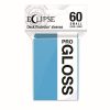 PRO-Gloss Eclipse Small Deck Protector Sleeves - Sky Blue (60-Pack)