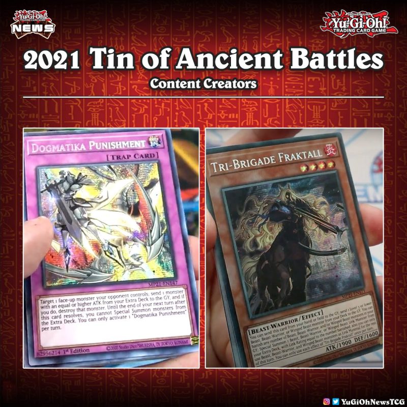 ❰2021 𝗧𝗶𝗻 𝗼𝗳 𝗔𝗻𝗰𝗶𝗲𝗻𝘁 𝗕𝗮𝘁𝘁𝗹𝗲𝘀❱Two more cards revealed by the content creators#Yu...