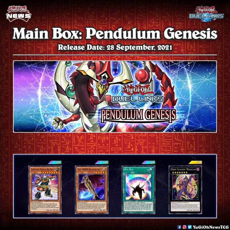 ❰𝗗𝘂𝗲𝗹 𝗟𝗶𝗻𝗸𝘀❱The 36th Main Box: “Pendulum Genesis” has been officially revealed#...