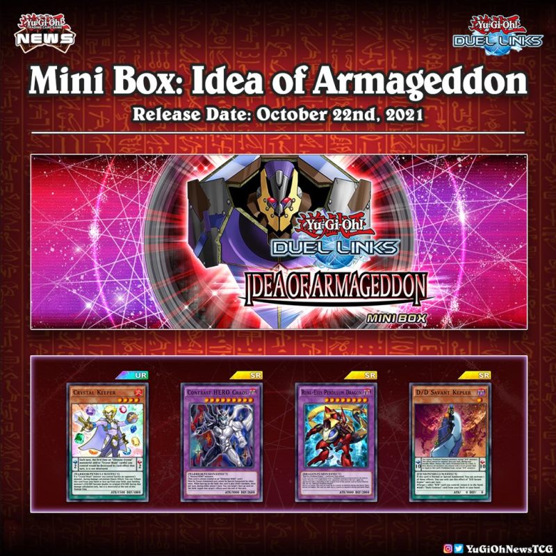 ❰𝗗𝘂𝗲𝗹 𝗟𝗶𝗻𝗸𝘀❱The 36th Mini Box: “Idea of Armageddon” has been officially reveale...