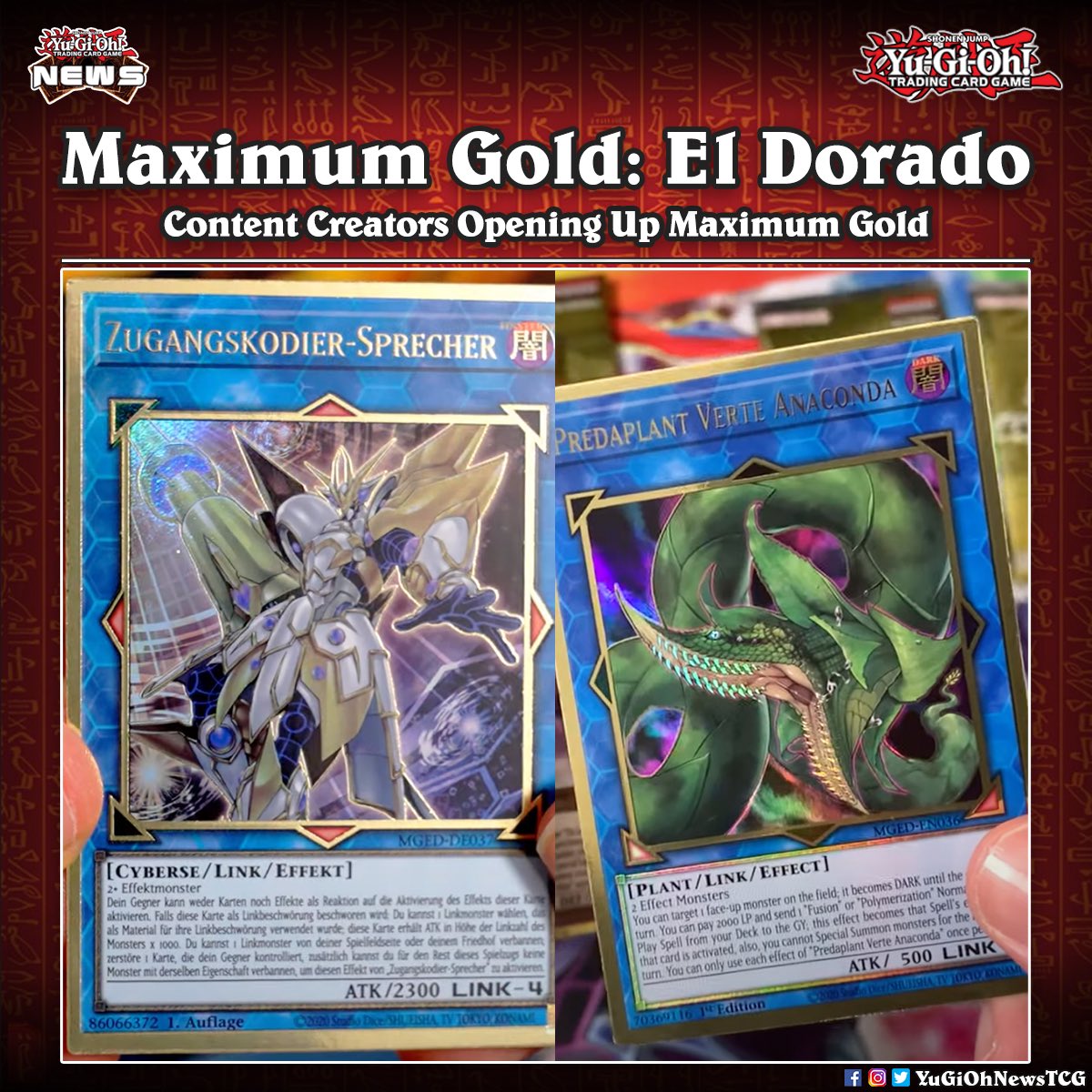 El Dorado Maximum Gold MGED YU-GI-OH